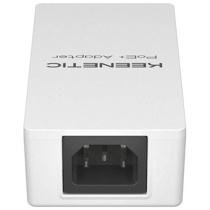 Keenetic KN-4510-01-EU Iniettore PoE+ Gigabit 30W IEEE 802.3af-at per Access Point Wi-Fi Telecamere IP Telefoni IP