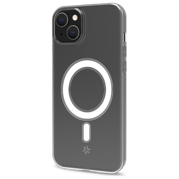 Celly Gel Skin Magnetic Cover per iPhone 15 Trasparente