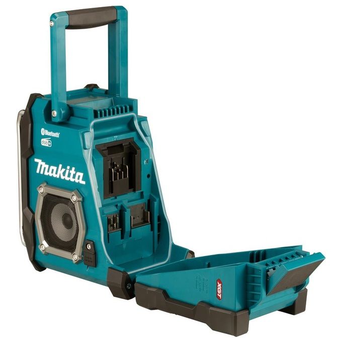 Makita MR004G Radio da Cantiere con Radio DAB+ FM Bluetooth Altoparlanti Stereo 40Vmax colore Nero Verde