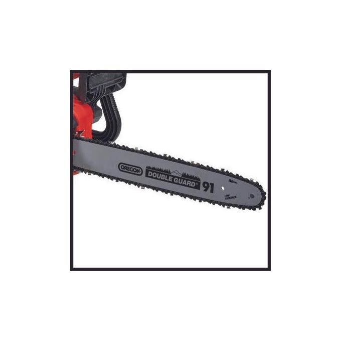 Einhell 4501230 GC-EC 2040 Motosega Elettrica 2000 W Barra 40 cm Catena OREGON Velocita' 15,5 m-s Freno Catena Meccanico colore Nero Rosso