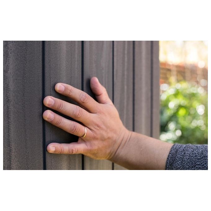Keter Casetta da Giardino Darwin 4x6 125,8x184,5x205cm Marrone Effetto Legno EVOTECH+