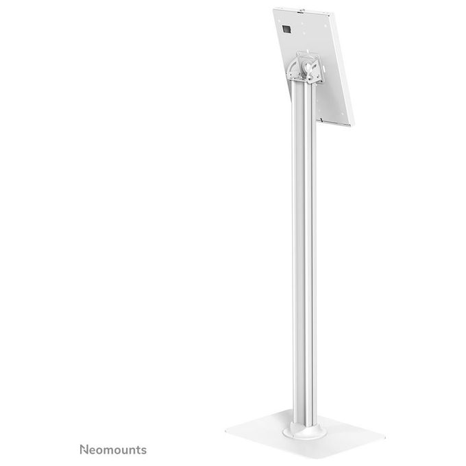 Neomounts FL15-650WH1 Supporto da Pavimento per Tablet 9,7-11 Pollici con Rotazione 90° Inclinazione Regolabile e Blocco Antifurto colore Bianco
