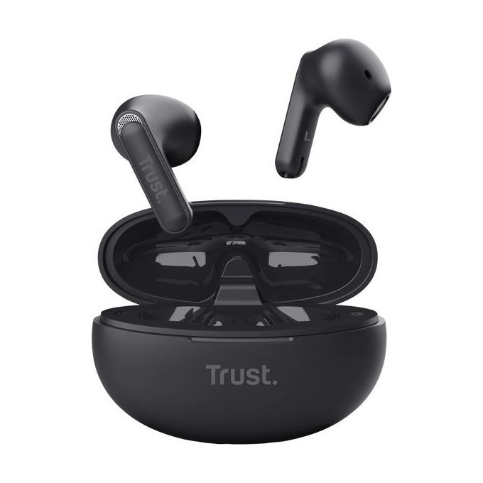 Trust Yavi Auricolare True Wireless Stereo (Tws) In-ear Usb Tipo-c Bluetooth Nero