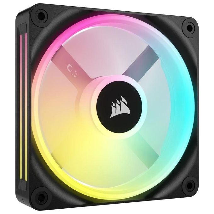 Corsair CO-9051001-WW iCUE LINK QX120 Ventola RGB 120mm 34 LED 2400 rpm PWM Cuscinetto Magnetico colore Nero