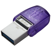 Kingston Technology DataTraveler microDuo 3C Chiavetta USB 64Gb Acciaio Inossidabile-Porpora