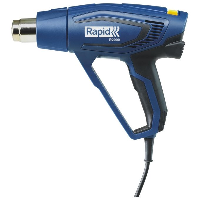 Rapid 5001352 R2000 Pistola Termica 2000 W Temperatura 60 600 °C Flusso Aria 250 500 l-min colore Nero