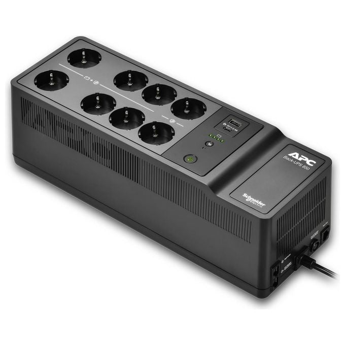 APC BE850G2-IT Gruppo di Continuita' UPS Standby Offline 850 VA 520 W 8 Prese Protezione Sovratensioni colore Nero