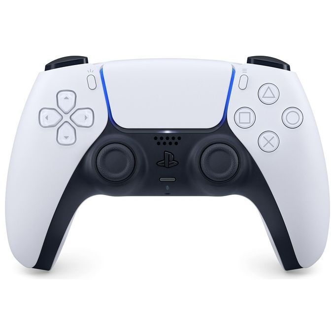 Sony CFI-ZCT1W DualSense V2 Controller Wireless Gamepad PS5 Bluetooth USB-C Feedback Aptico Grilletti Adattivi colore Bianco