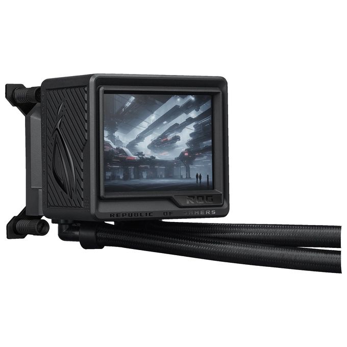 ASUS 90RC0131-M0EAY0 ROG Ryujin III Raffreddatore Liquido All-in-One 360 mm 3 ventole 12 cm Display LCD ARGB colore Nero