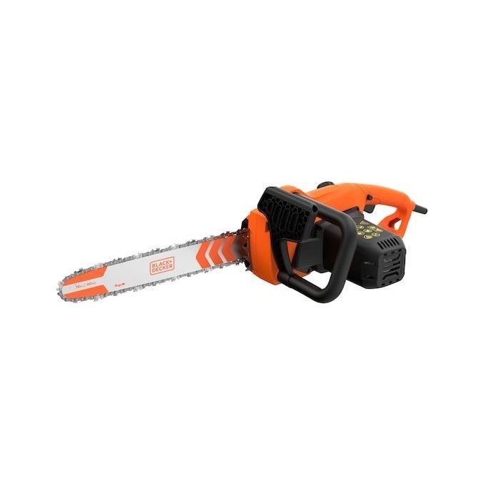 Black+decker BECS2040-QS Motosega Elettrica 2000W barra 40 cm lubrificazione automatica freno catena colore Arancione