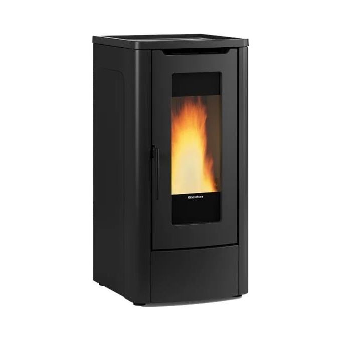 La Nordica 001285552 Dahiana PLUS VFS Stufa a Pellet Canalizzabile Efficienza 91% Classe A+ Potenza 10 kW Capacita' Tramoggia 30 Kg (52.5x55.8x108 cm) colore Nero