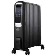 DCG Eltronic RA2910D Radiatore ad Olio Digitale 2500 W con Timer 24h Telecomando e Funzione ECO colore Nero