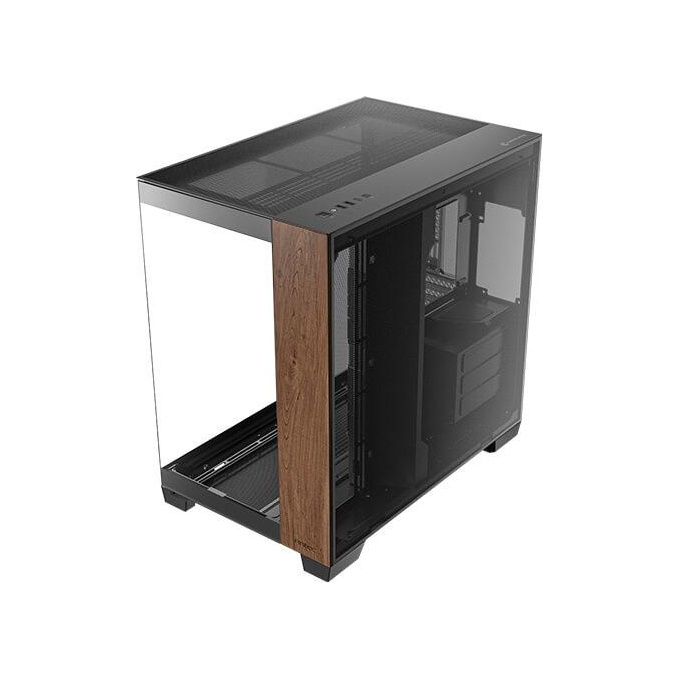 Antec 0-761345-10079-3 C8 Wood Case PC Full Tower ATX EATX ITX micro ATX con Finestra Laterale Vetro e Dettagli in Legno colore Nero Legno