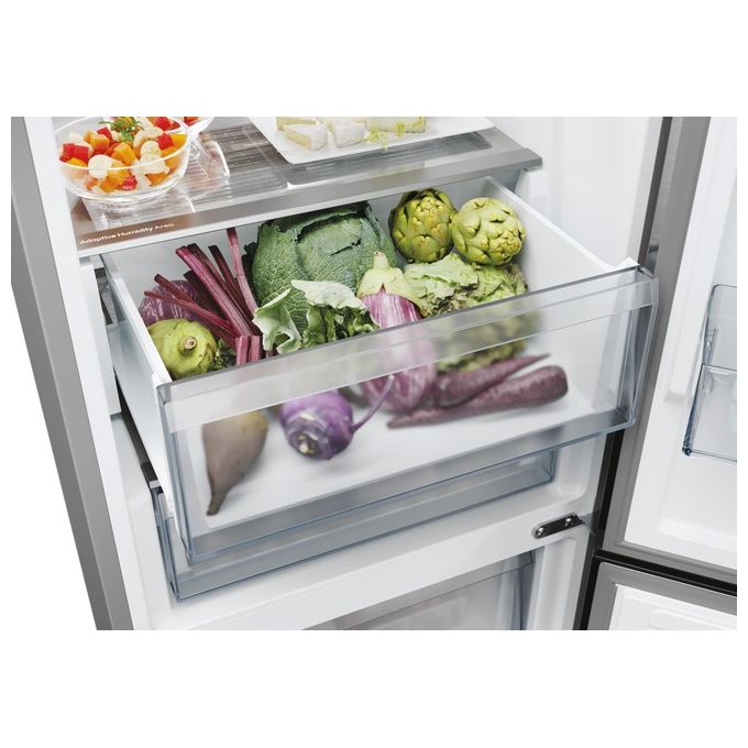 Candy CNCQ2T620EX Fresco 300 Frigorifero Combinato 409 L 205 cm Classe E 38 dB Total No Frost colore Inox