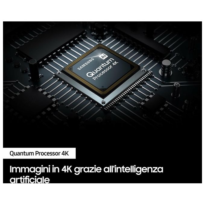 Samsung QE75Q70DATXZT Q70D Smart TV QLED 4K 75'' Quantum Processor 4K AirSlim HDR10+ Motion Xcelerator Wi-Fi colore Nero