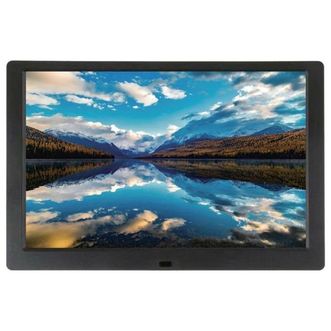 Braun 21263 DigiFrame 1096 Cornice Digitale Display IPS 10.1'' Risoluzione 1920x1080 Pixel Memoria Interna 16 GB Formati JPEG MP3 AVI HDMI Telecomando Incluso colore Nero