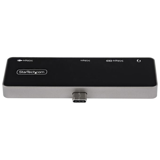 StarTech.com DKT30ICHPD Adattatore Multiporta USB C a HDMI 4K 60Hz Hub USB 3.0 3 Porte Audio 100W Power Delivery colore Nero Argento
