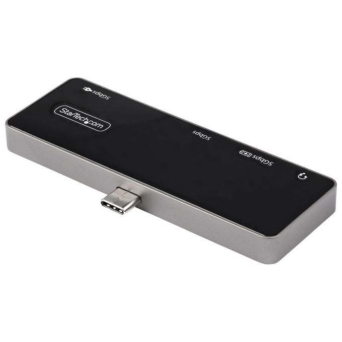 StarTech.com DKT30ICHPD Adattatore Multiporta USB C a HDMI 4K 60Hz Hub USB 3.0 3 Porte Audio 100W Power Delivery colore Nero Argento