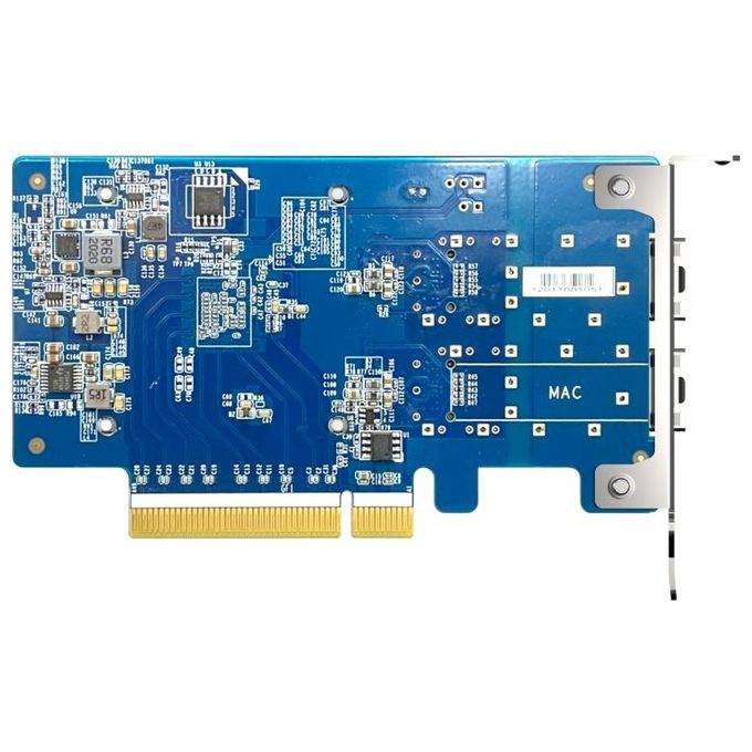 QNAP QXG-25G2SF-CX6 Scheda di Rete Dual Port 25GbE PCIe Gen4 x8 SFP28 Low-Profile colore Nero