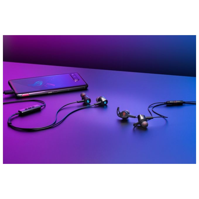 ASUS ROG CETRA II CORE Auricolari Gaming In-Ear con Driver 10 mm e Connettore 3.5 mm a 90° colore Nero