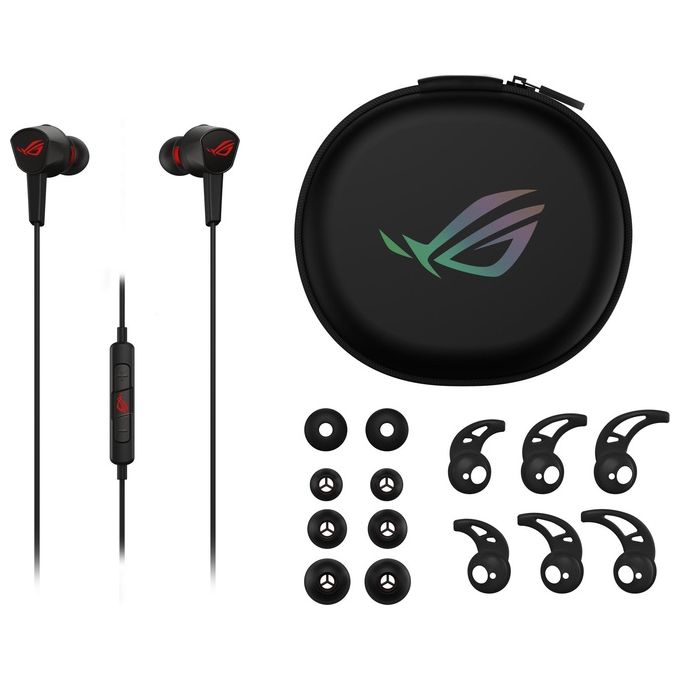 ASUS ROG CETRA II CORE Auricolari Gaming In-Ear con Driver 10 mm e Connettore 3.5 mm a 90° colore Nero