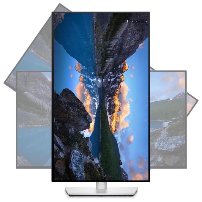 Dell U2422H UltraSharp Monitor PC 23.8'' IPS Full HD 1920x1080 60 Hz Hub USB-C DisplayPort HDMI colore Argento