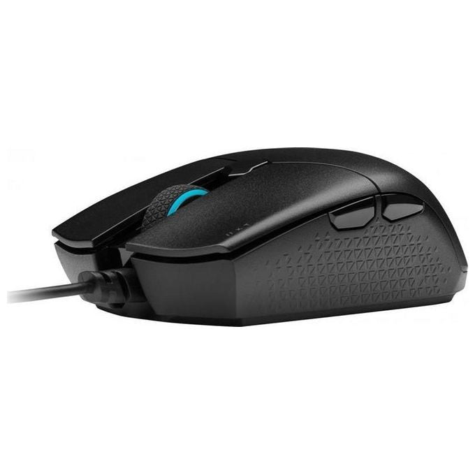 Corsair CH-930C011-EU Katar Pro Mouse Gaming Ottico 12400 DPI 6 Pulsanti Programmabili USB colore Nero