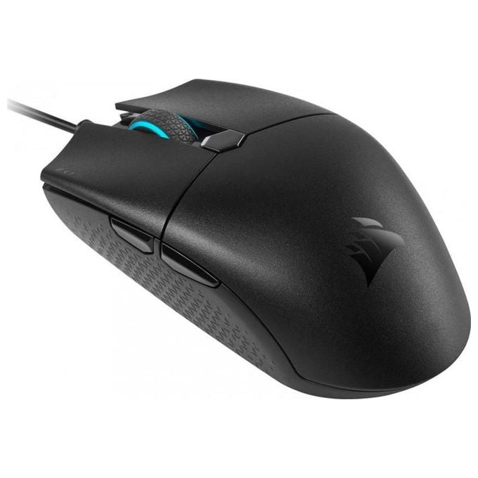 Corsair CH-930C011-EU Katar Pro Mouse Gaming Ottico 12400 DPI 6 Pulsanti Programmabili USB colore Nero