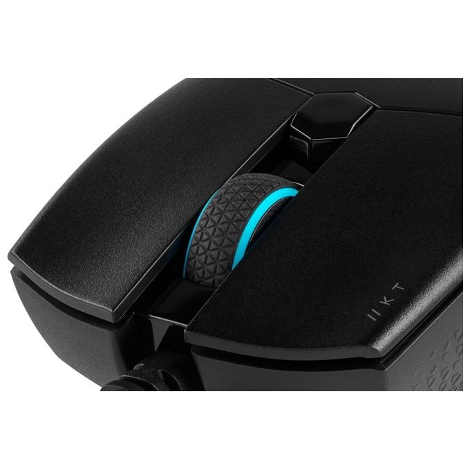 Corsair CH-930C011-EU Katar Pro Mouse Gaming Ottico 12400 DPI 6 Pulsanti Programmabili USB colore Nero