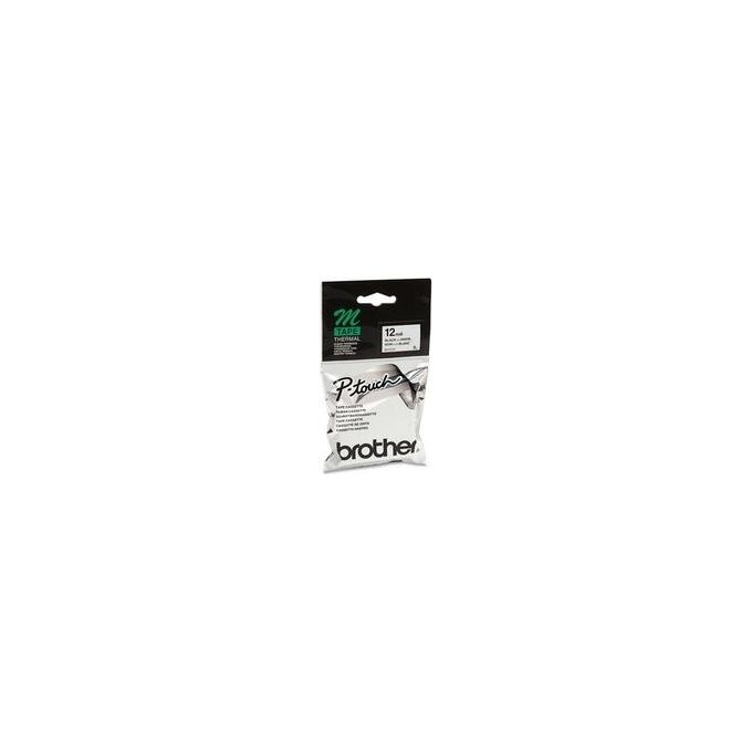 Brother Nero Su Bianco 12mm P-touch 85
