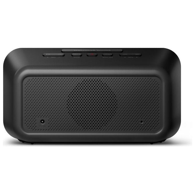 Philips TAR3306-12 Radiosveglia Digitale FM Display LED Doppia Sveglia Snooze Timer Spegnimento colore Nero