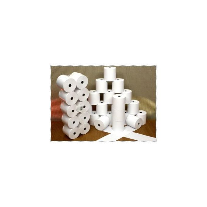 Rotomar AEE0570040012B Rotoli Carta Calcolatrice Pura Cellulosa 57 mm 40 m Ø 65 mm Anima 12 mm confezione 10 pezzi colore Bianco