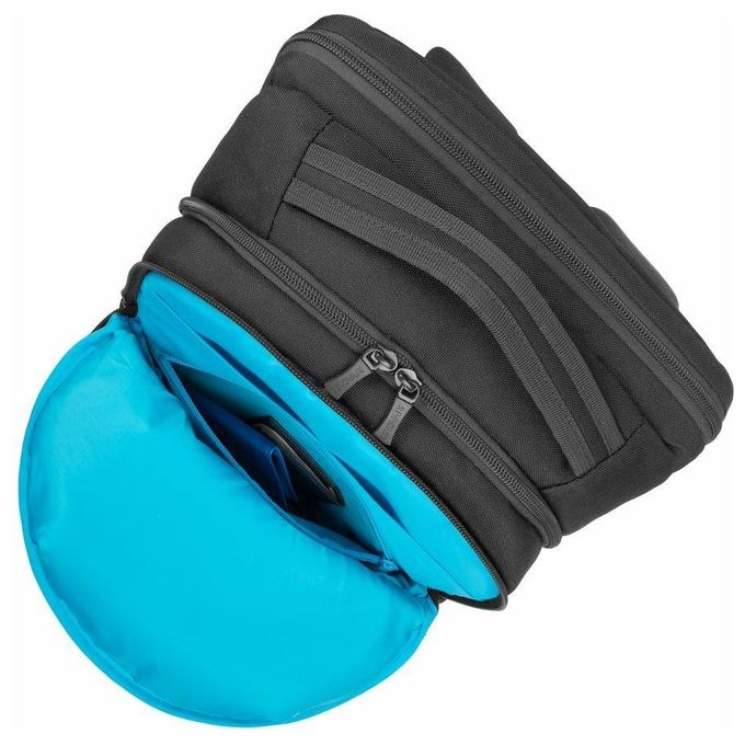 Rivacase 7764 BLACK 5516 Zaino City Backpack per Laptop fino a 15,6'' con Scomparto Imbottito e Tasche Organizzative colore Nero