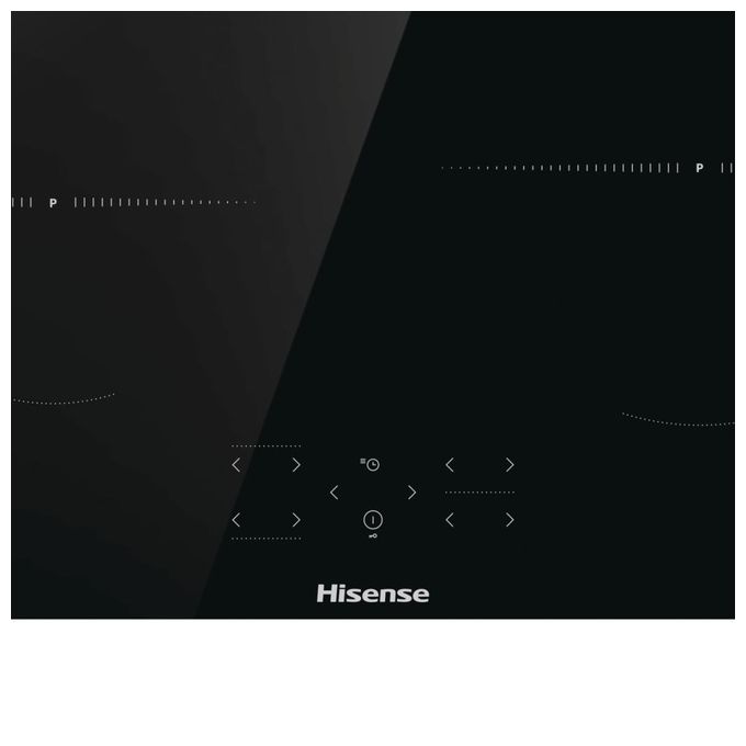 Hisense HI6421BSC Piano cottura a induzione 60 cm 4 zone Super Zone 23 cm Controllo Touch 7200 W colore Nero