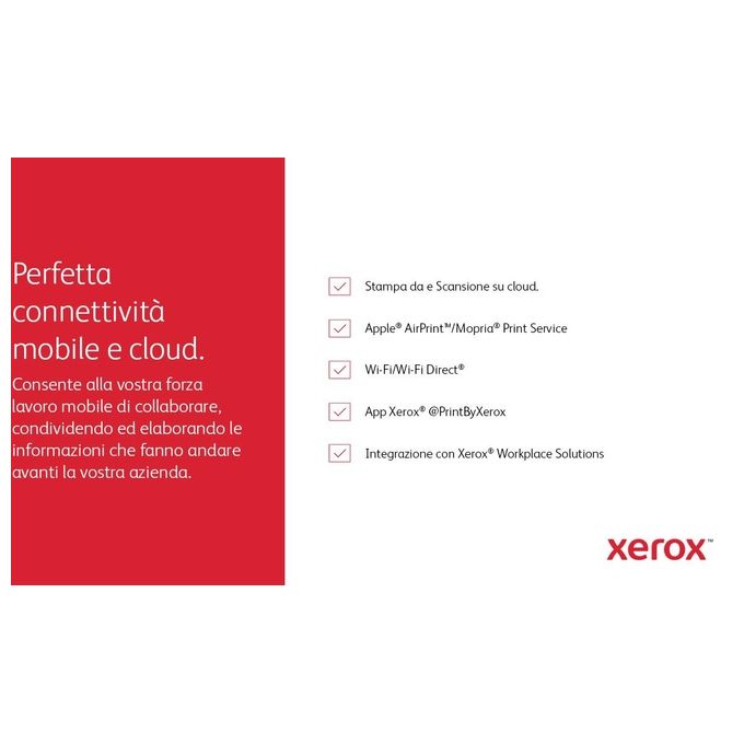 Xerox VersaLink C7000V-DN Stampante colore Duplex laser A3 1200 x 2400 dpi capacita' 620 fogli Gigabit LAN, NFC, USB 3.0