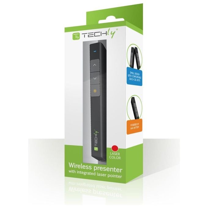 Techly Puntatore Laser Wireless per Presentazioni