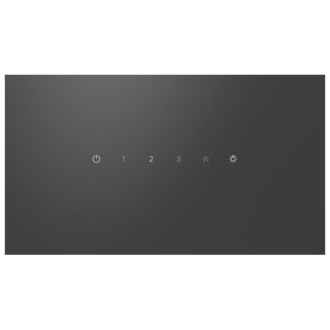 Bosch DWK85DK60 Serie 2 Cappa a muro inclinata 80 cm 430 m³-h Classe A 60 dB Touch colore Nero
