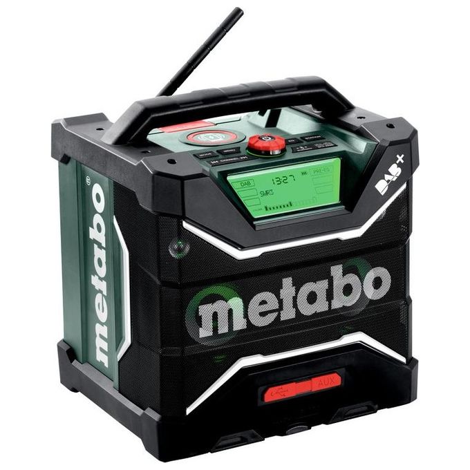Metabo RC 12-18 Radio da Cantiere DAB+ FM Bluetooth 5.0 32W IP54 a Batteria 12-18V colore Nero