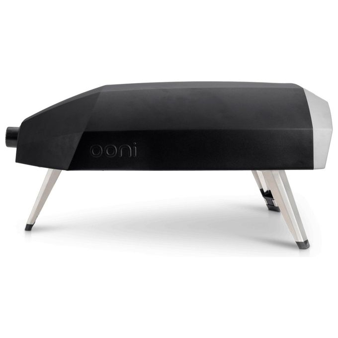 Ooni UU-P07000 Koda 12 Forno a gas portatile per pizza temperatura massima 500 °C tempo preriscaldamento 15 minuti cottura in 60 secondi (59.2x39.5x29.5 cm) colore Nero