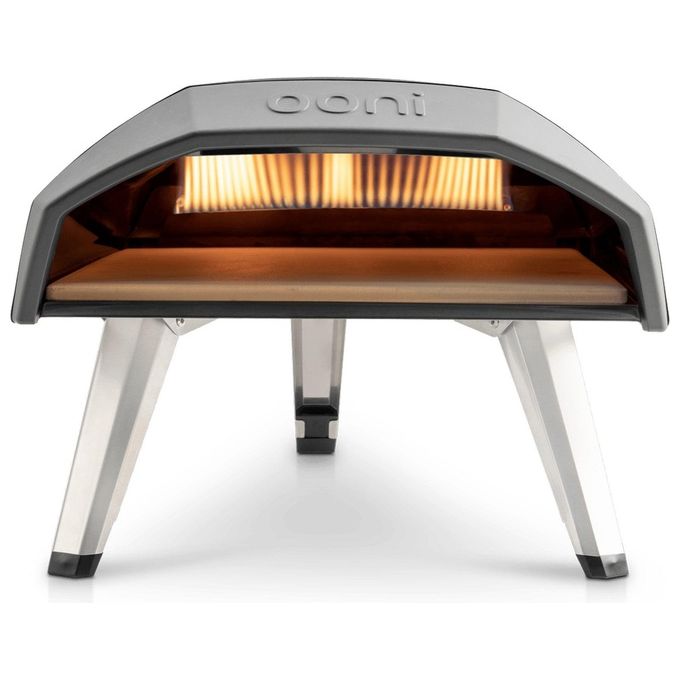 Ooni UU-P07000 Koda 12 Forno a gas portatile per pizza temperatura massima 500 °C tempo preriscaldamento 15 minuti cottura in 60 secondi (59.2x39.5x29.5 cm) colore Nero