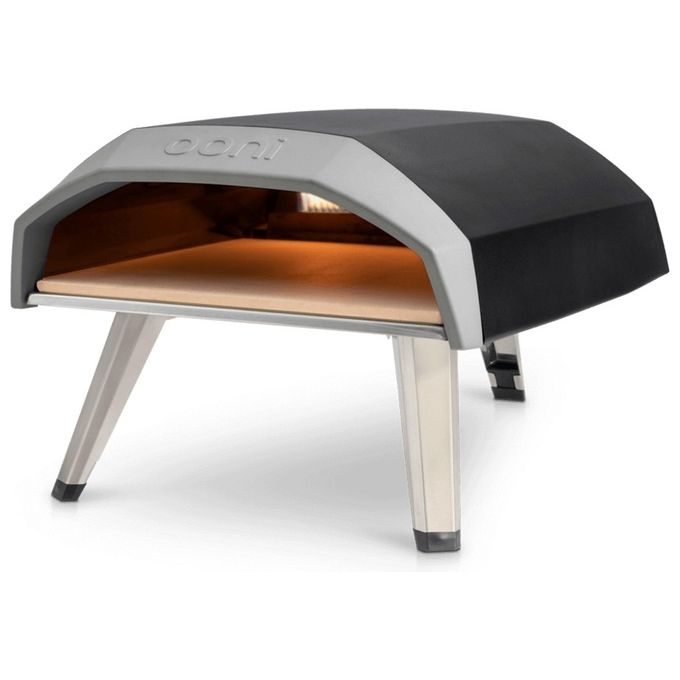 Ooni UU-P07000 Koda 12 Forno a gas portatile per pizza temperatura massima 500 °C tempo preriscaldamento 15 minuti cottura in 60 secondi (59.2x39.5x29.5 cm) colore Nero
