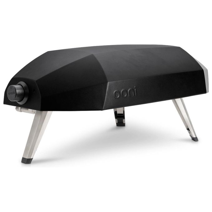 Ooni UU-P07000 Koda 12 Forno a gas portatile per pizza temperatura massima 500 °C tempo preriscaldamento 15 minuti cottura in 60 secondi (59.2x39.5x29.5 cm) colore Nero