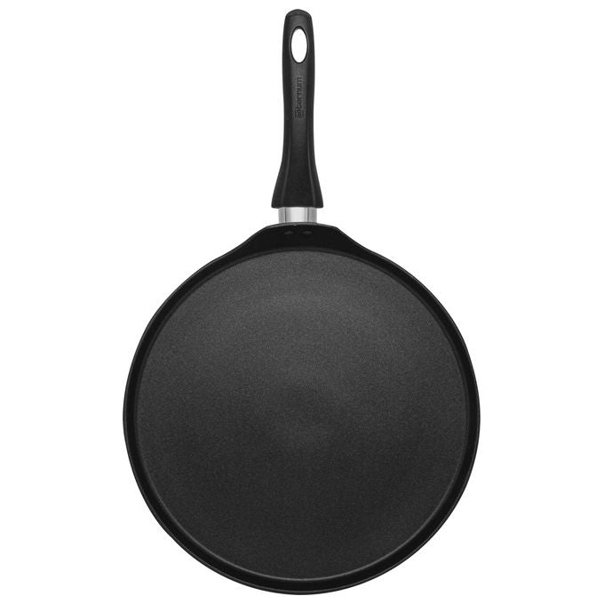 Aeternum BLACK PEARL Crepiera 32 cm Antiaderente per Induzione Gas Elettrico Lavabile in Lavastoviglie colore Nero