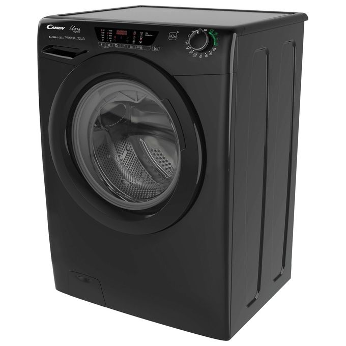 Candy HE1584TWMBB6-S Lavatrice Libera Installazione 8 kg Classe a Centrifuga 1500 giri-min Profondita' 53 cm Motore Inverter + Funzione Vapore + Wi-Fi Smart Pro Nero