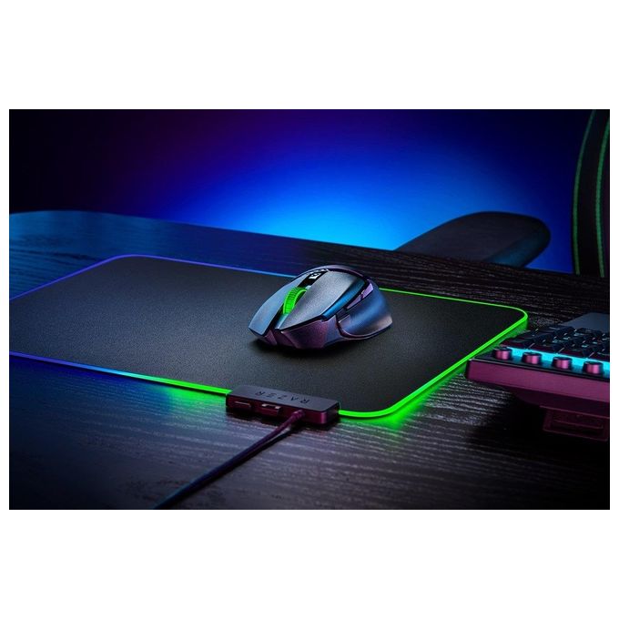 Razer RZ01-04870100-R3G1 Basilisk V3 X HyperSpeed Mouse Gaming Wireless Ottico 18000 DPI 7 Pulsanti Programmabili RGB colore Nero