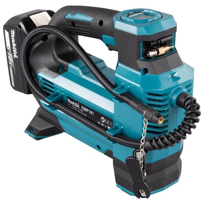 Makita DMP181Z Gonfiatore ad Aria senza Filo 18V LXT 11.1 bar 22 l-min 3 Velocita' LED colore Nero