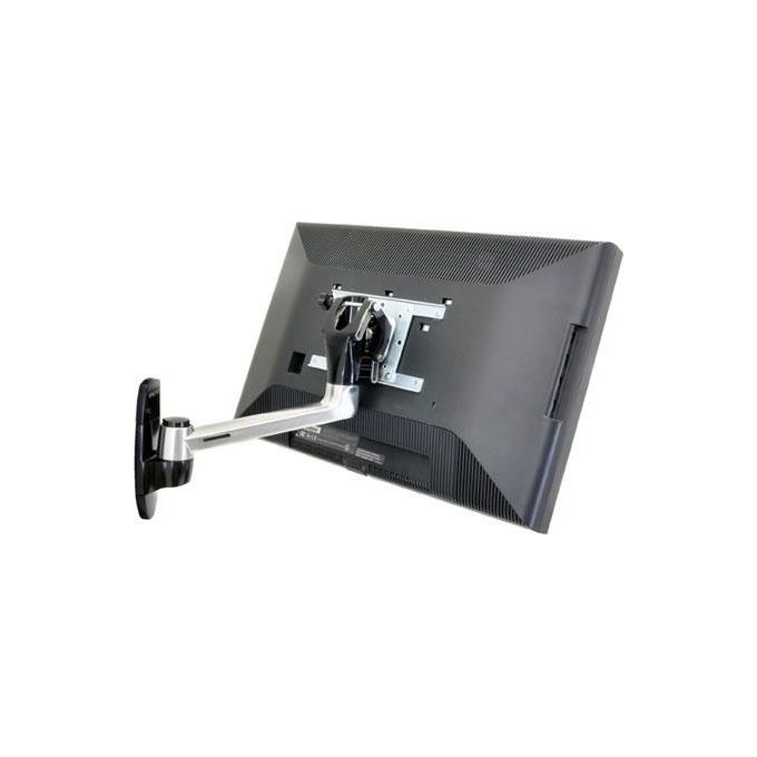 Ergotron Staffa LX HD Wall Mount Swing Arm, montaggio a parete per LCD fino a 42'', portata max 22,7Kg, Polished