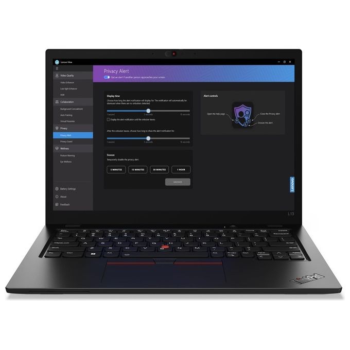 Lenovo 21LB0016IX ThinkPad L13 Gen 5 Notebook Intel Core Ultra 5 125U 16 GB RAM 512 GB SSD 13.3'' Wi-Fi 6E Windows 11 Pro colore Nero