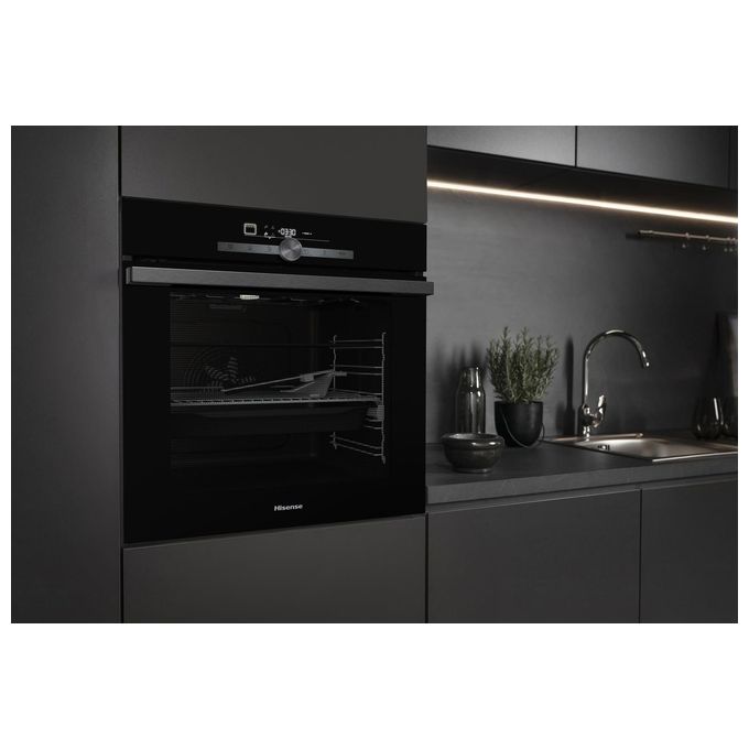 Hisense BI350BGPZ Forno da incasso Ventilato 77 L Classe A+ Funzione Pizza Pirolisi (59.5x59.5x56.4 cm) colore Nero