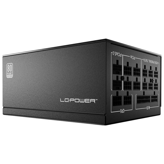 LC-Power LC1000P V3.0 Alimentatore PC 1000 W ATX 3.0 80 PLUS Platinum Completamente Modulare colore Nero